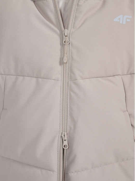 4F 4F Płaszcz zimowy OUTERWEAR Beżowy Regular Fit