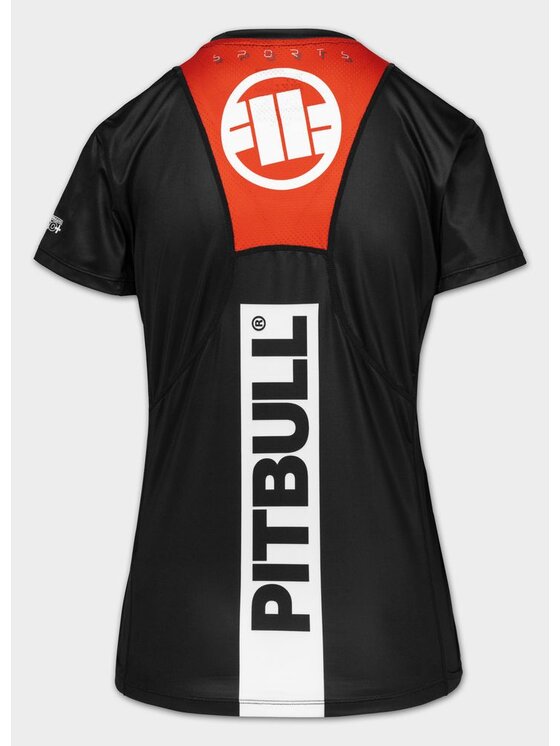 PITBULL PITBULL Koszulka techniczna HILLTOP SPORTS Czarny Regular Fit