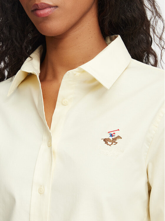 Beverly Hills Polo Club Beverly Hills Polo Club Риза P-SS26W-SH6600 Жълт Regular Fit