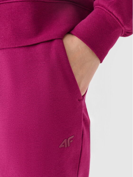 4F 4F Παντελόνι φόρμας NOS Μωβ Regular Fit