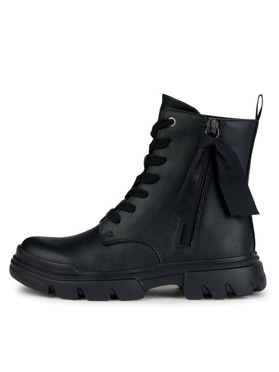 Geox Geox Botine J Junette Girl J36HVG 000BC C9999 D Negru