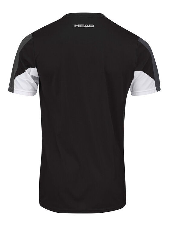 Head Head T-Shirt Club 22 811431 Czarny Regular Fit