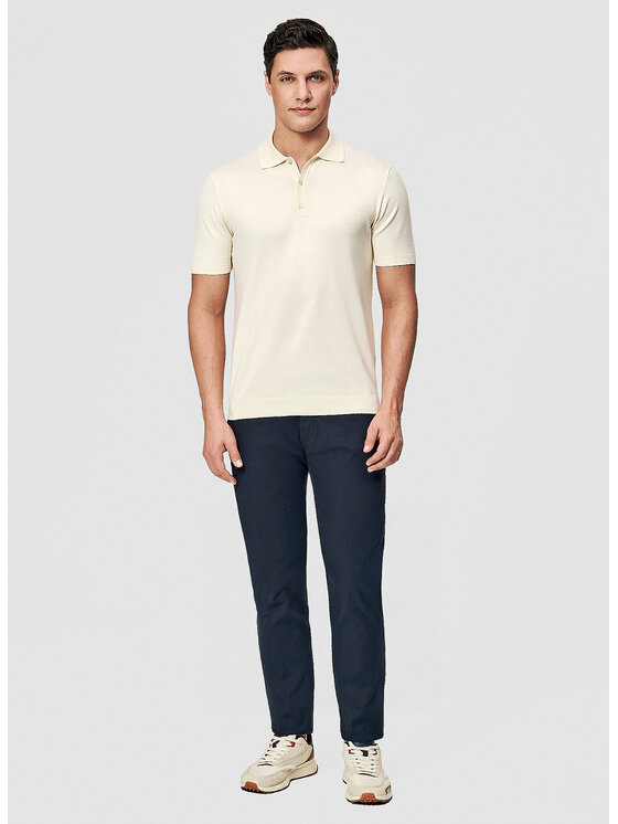 Pako Lorente Pako Lorente Polo P26SF-TX-005 Beżowy Classic Fit