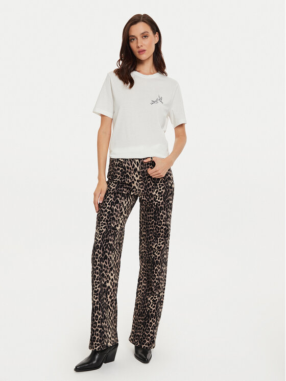 Vila Vila Majica Sybil 14097370 Bela Regular Fit