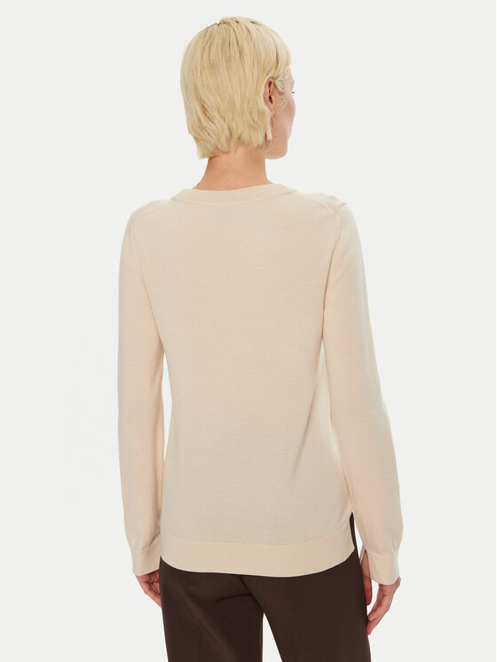 BOSS Boss Sweter Feganasi 50492551 Żółty Regular Fit