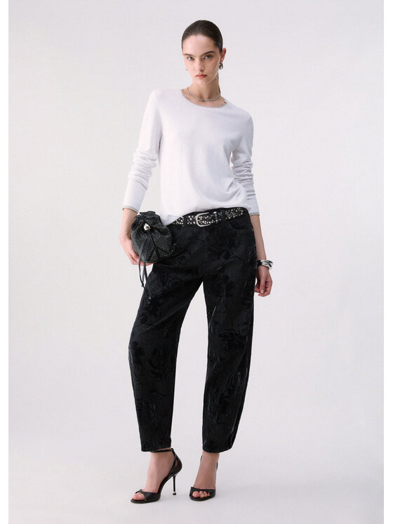 Liu Jo Liu Jo Maglione WF6015MS49I10701 Bianco Regular Fit
