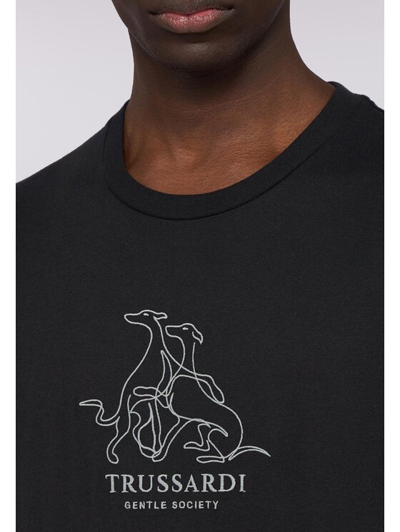 Trussardi Trussardi T-shirt G0278100049N033 Nero Regular Fit