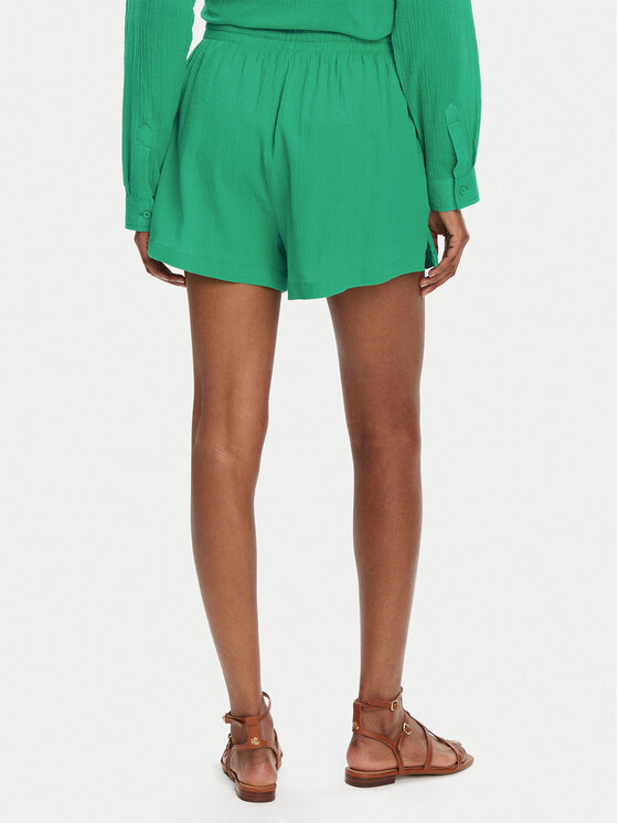 Seafolly Seafolly Szorty materiałowe Crinkle 55429-SH Zielony Regular Fit