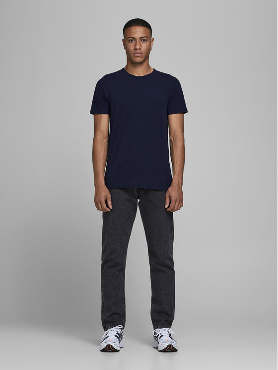 Jack&Jones Jack&Jones T-shirt Basic 12058529 Tamnoplava Stretch Fit