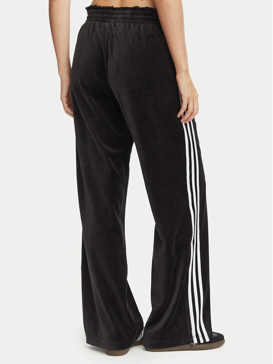 adidas adidas Долнище анцуг Velour LG4295 Черен Loose Fit