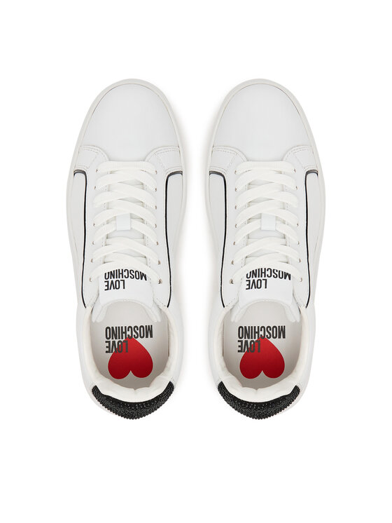 LOVE MOSCHINO LOVE MOSCHINO Sneakersy JA15184G1NIAC10B40 Biela
