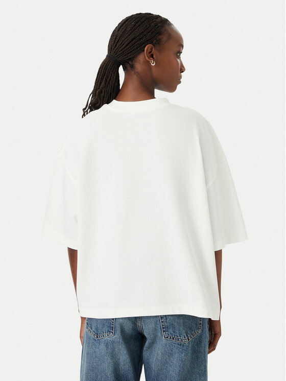 Tommy Hilfiger Tommy Hilfiger T-shirt Varsity WW0WW50940 Crema Relaxed Fit