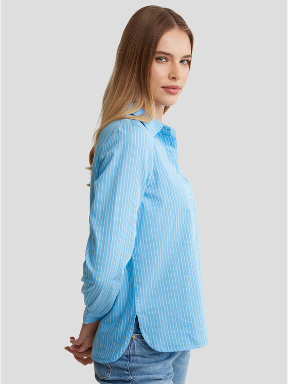 BIG STAR BIG STAR Koszula ORATO_401_140 Niebieski Basic Fit