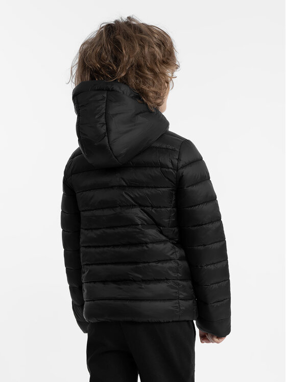 4F 4F Μπουφάν χειμωνιάτικο 4FJAW23TDJAM273 Μαύρο Regular Fit
