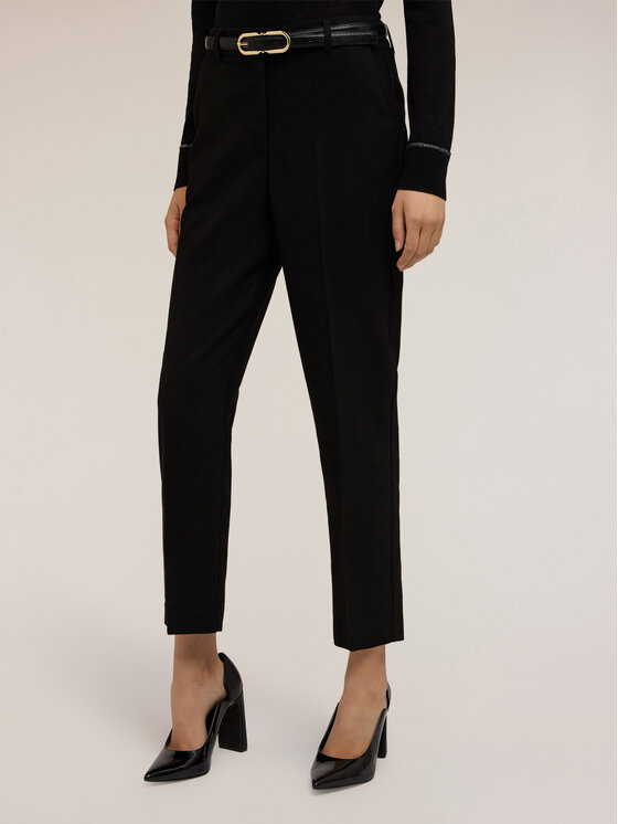 Motivi Motivi Pantaloni di tessuto P020Q004214N033 Nero Regular Fit