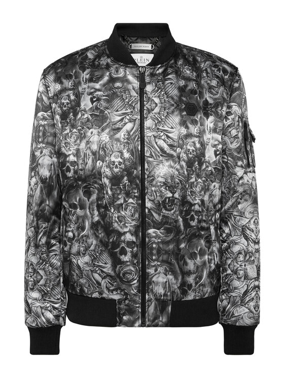 PHILIPP PLEIN PHILIPP PLEIN Bunda bomber 2615 Černá Regular Fit