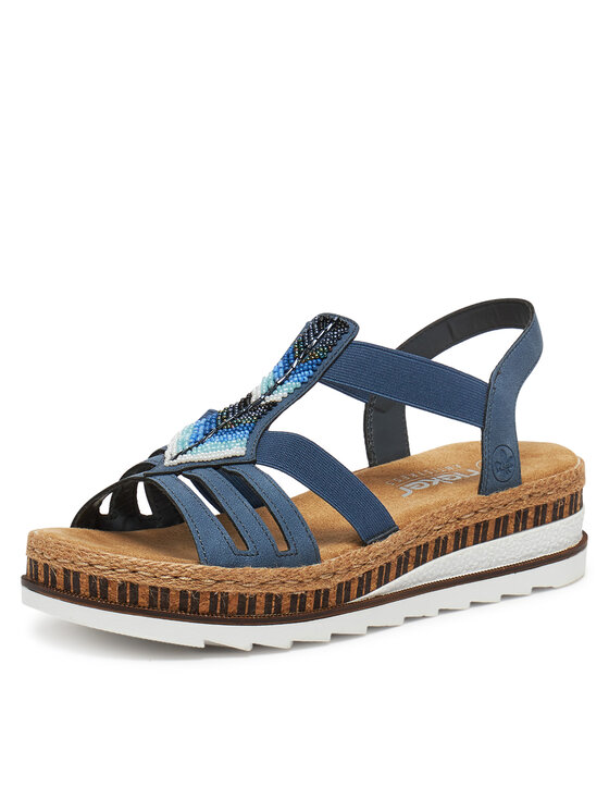 Rieker Rieker Sandalen V7909-12 Dunkelblau