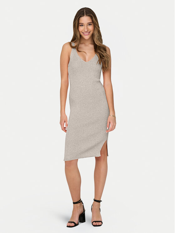 ONLY ONLY Nyári ruha Lina 15286410 Bézs Slim Fit