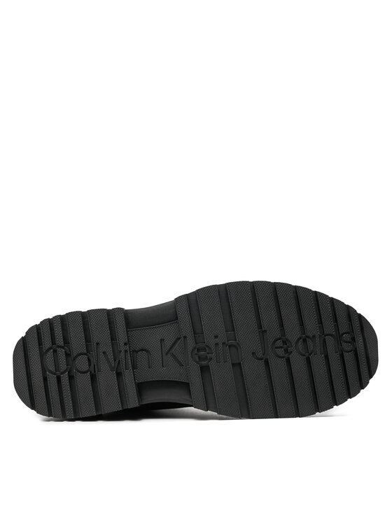 Calvin Klein Jeans Calvin Klein Jeans Schnürschuhe Eva Boot Mid Laceup Mix Mtr YM0YM00982 Schwarz