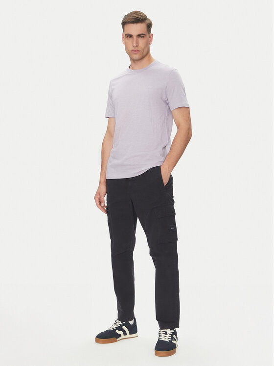 BOSS BOSS T-Shirt Tegood 50508243 Fialová Regular Fit