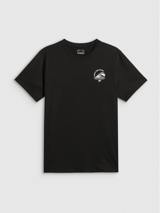 4F 4F T-Shirt 4FRSS26TTSHM4296-20S Černá Regular Fit