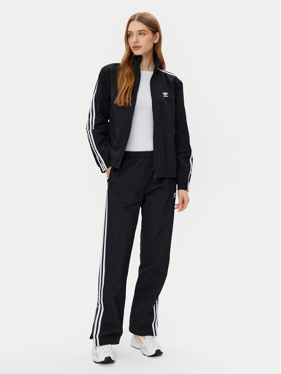 adidas adidas Μπλούζα Woven JD5331 Μαύρο Regular Fit