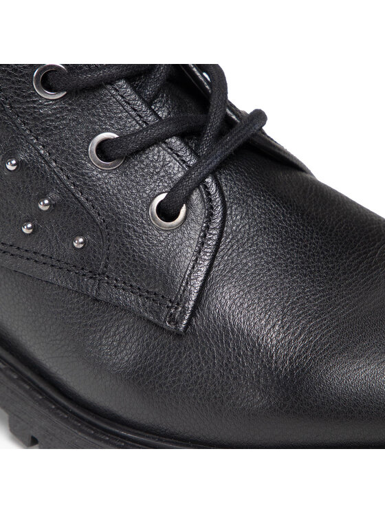 Geox Geox Schnürstiefeletten D Hoara B D16FTB 00046 C9999 Schwarz