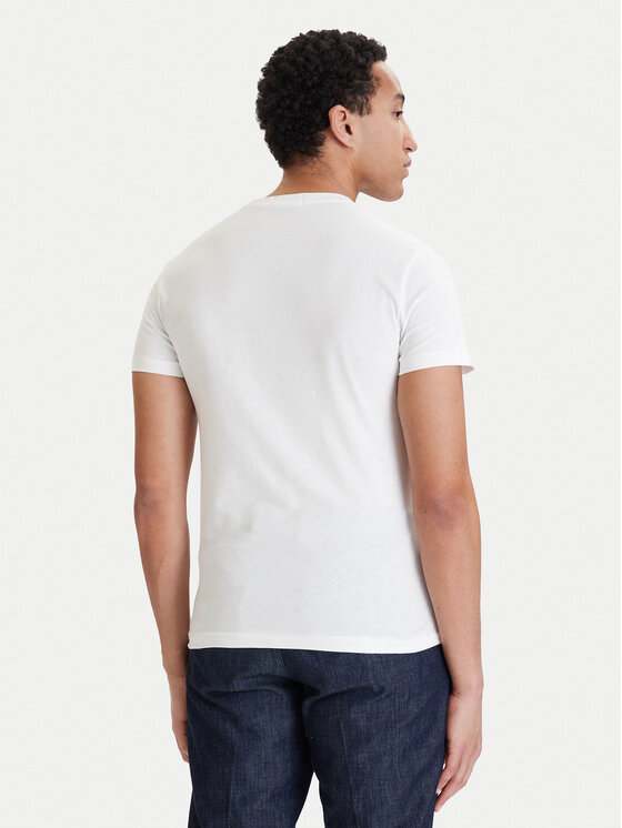 Polo Ralph Lauren Polo Ralph Lauren T-särk 710B16612002 Valge Regular Fit