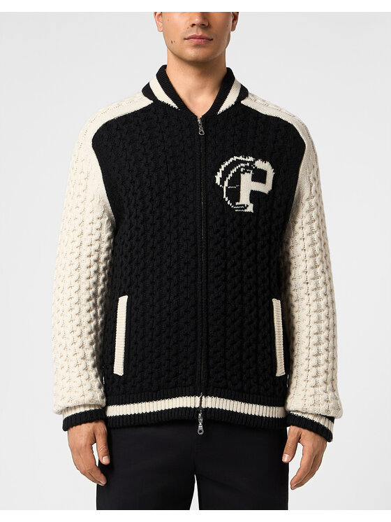 PHILIPP PLEIN PHILIPP PLEIN Bluza 31418 Czarny Regular Fit