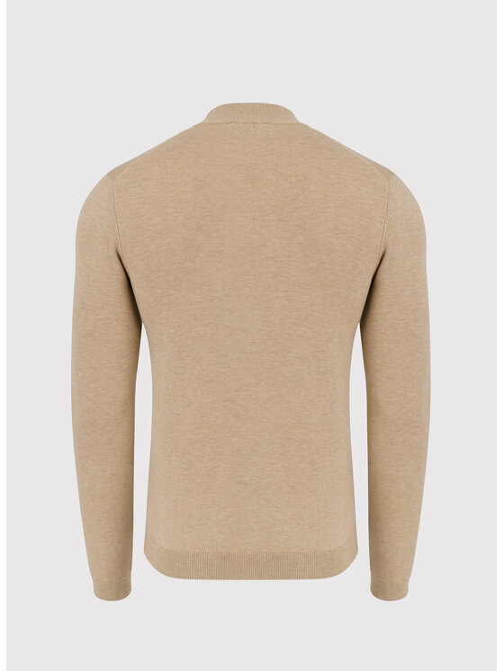 Pako Lorente Pako Lorente Sweter P26WN-2X-015 Beżowy Classic Fit