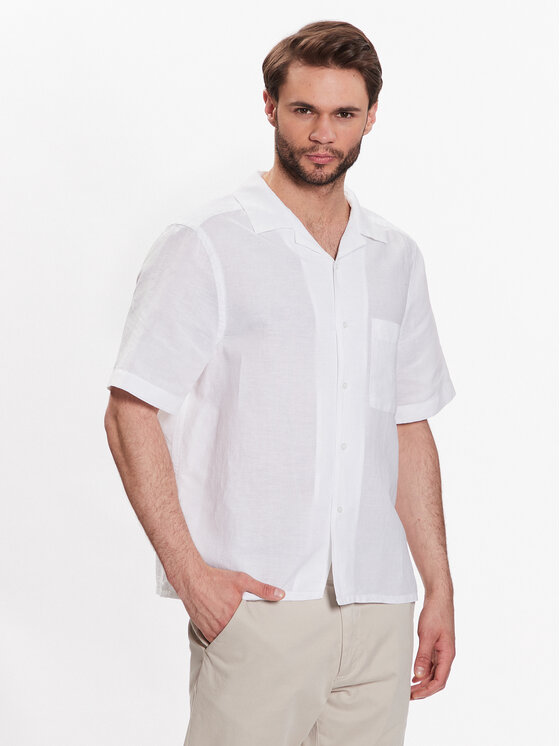 Calvin Klein Calvin Klein Marškiniai K10K109521 Balta Regular Fit