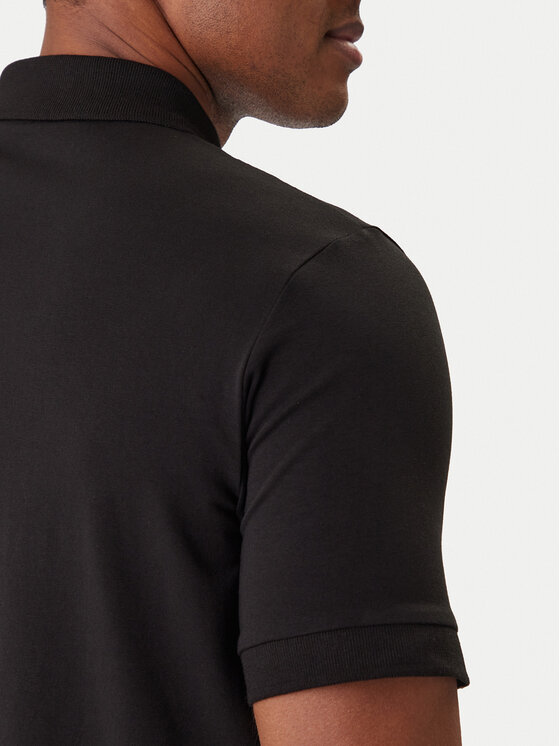 KARL LAGERFELD KARL LAGERFELD Polo 745780 500235 Czarny Regular Fit