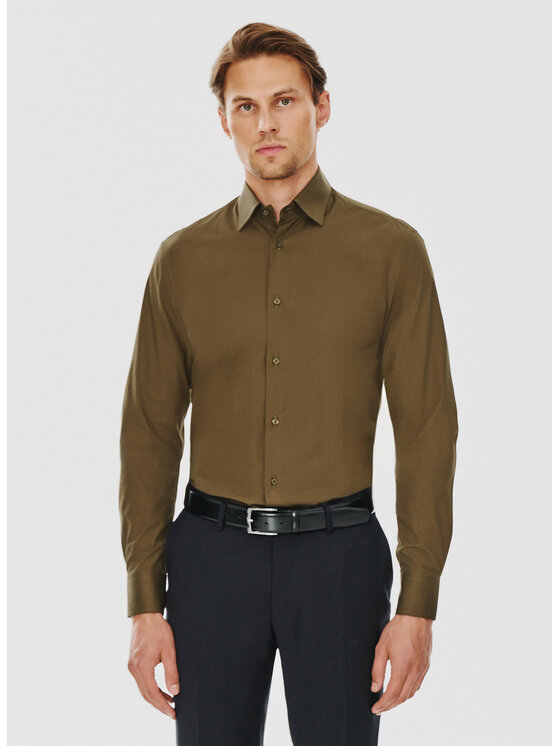 Pako Lorente Pako Lorente Koszula P24WF-1X-039 Zielony Slim Fit