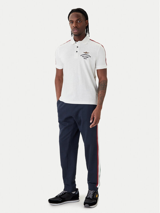 Aeronautica Militare Aeronautica Militare Поло 261PO1926UJ00723 Білий Regular Fit