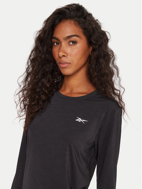 Reebok Reebok Tehnička majica RK25184CCW Crna Slim Fit