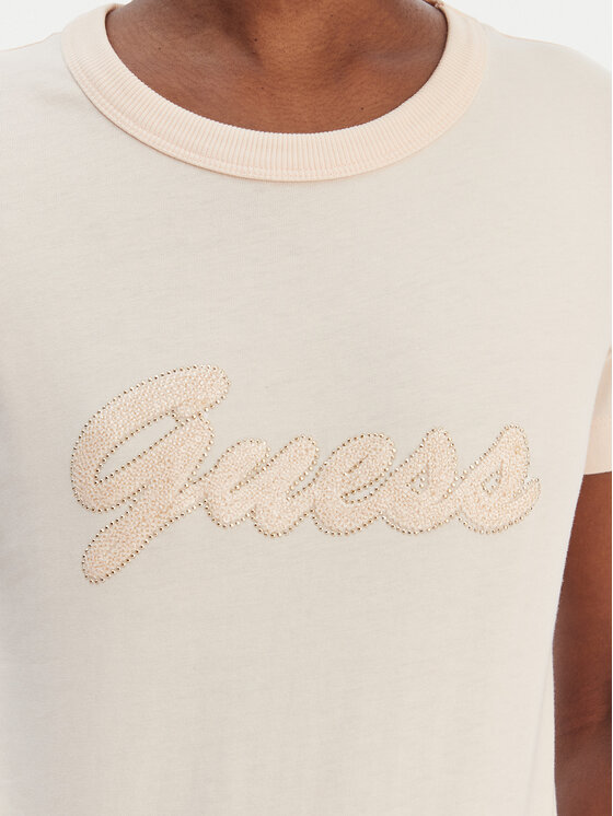 Guess Guess Tričko W6GI08 K3023 Oranžová Regular Fit
