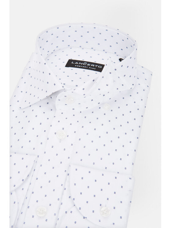 Lancerto Lancerto Koszula Lavera 2 KO073121000006 Biały Regular Fit