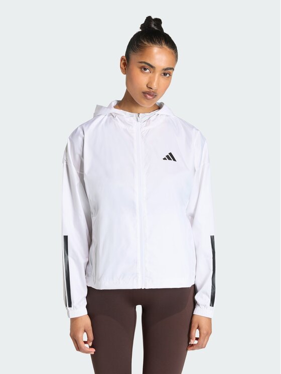 adidas adidas Wiatrówka Hyperglam Beżowy Loose Fit