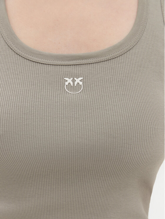 PINKO PINKO Top Calcolatore 100807 Grigio Regular Fit