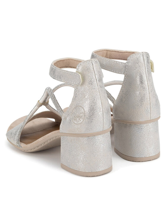 Rieker Rieker Sandali 64654-40 Srebrna