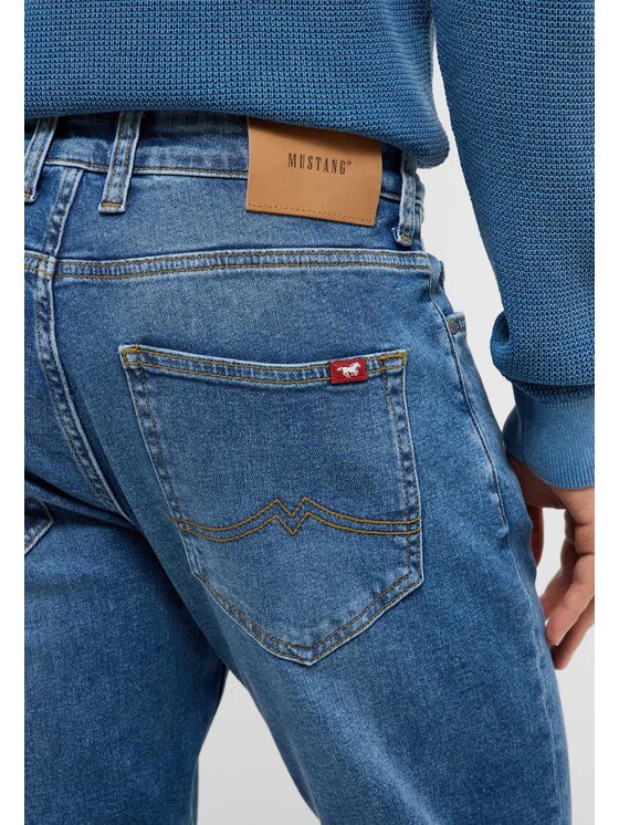 Mustang Mustang Jeansy Style Michigan Straight Niebieski Straight Fit