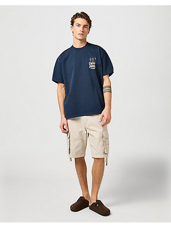 Wrangler Wrangler T-shirt CJ GRAPHIC TEE Blu Regular Fit