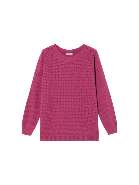 Oltre Oltre Cardigan M126E002126N019 Rosa Regular Fit