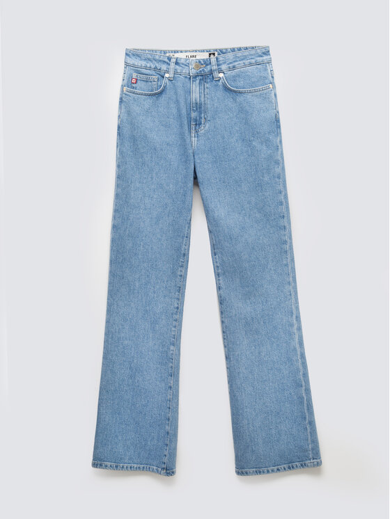 BIG STAR BIG STAR Jeansy CHIARA Niebieski Flare Fit