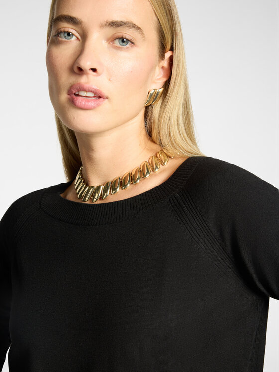 Elena Mirò Elena Mirò Sweter M022Z000782N033 Czarny Regular Fit
