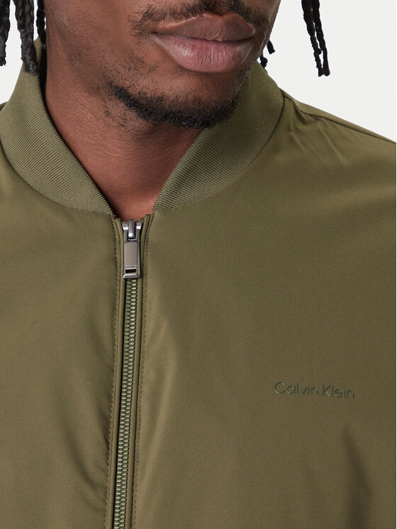 Calvin Klein Calvin Klein Bomber striukė LV040FM512 Chaki Regular Fit