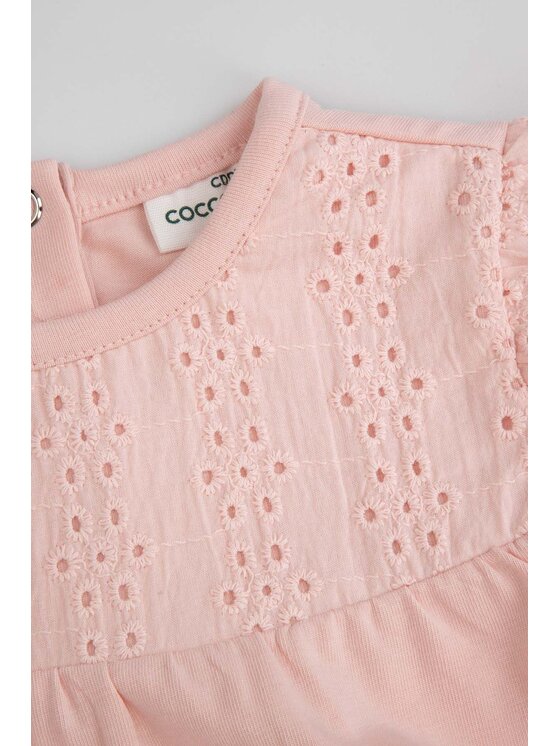 Coccodrillo Coccodrillo Dětské body ZC6112104MGN-033 Růžová Regular Fit