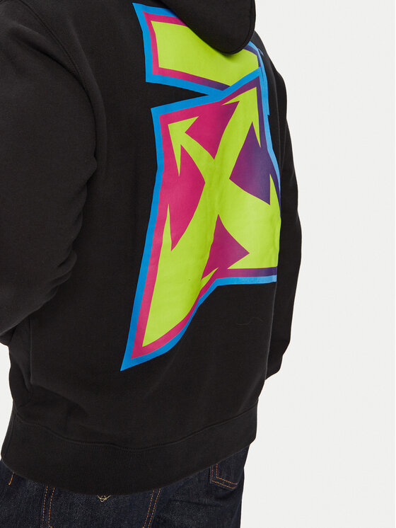 Off-White Off-White Sweatshirt OMBB097F22FLE0061070 Schwarz Regular Fit