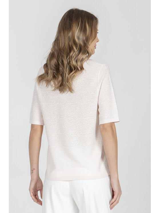 Deni Cler Milano Deni Cler Milano Sweter T-DC-S205-F2-20-31-1 Różowy Regular Fit