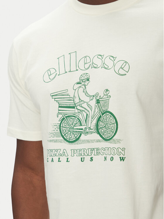 Ellesse Ellesse Marškinėliai Mellino SHZ21848 Balta Regular Fit